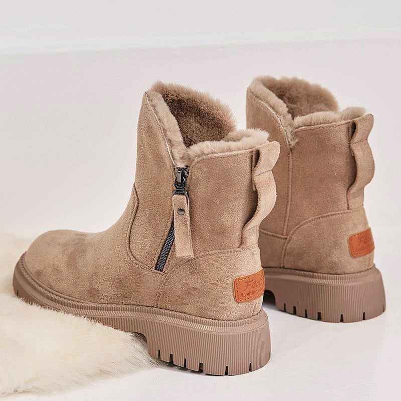 Plush Snow Boots Women - Winter Shoes