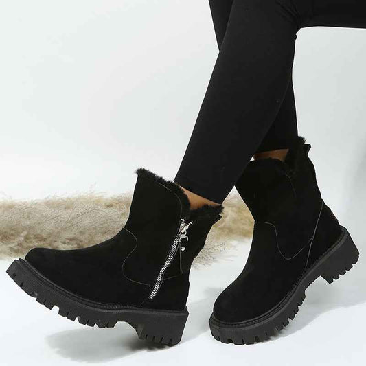 Plush Snow Boots Women - Winter Shoes
